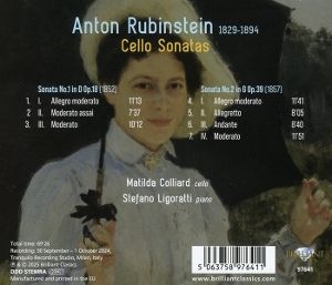 Produktbild: Rubinstein:Cello Sonatas