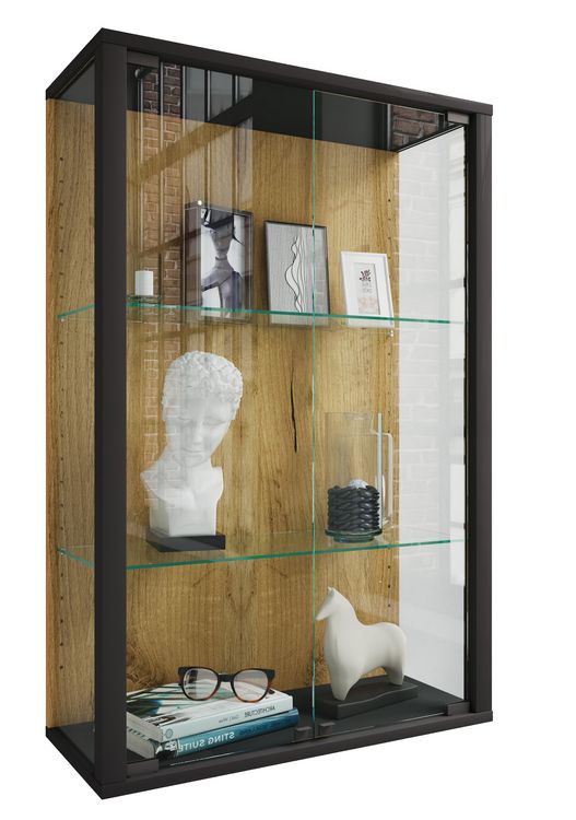 Produktbild: Wandvitrine H&auml;ngevitrine Glasvitrine Glas Udina M