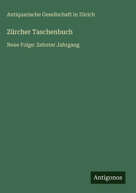 Produktbild: Z&uuml;rcher Taschenbuch