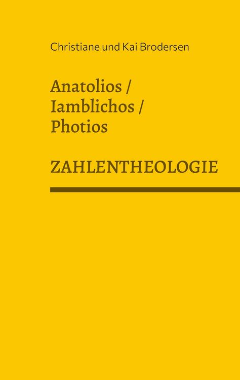 Produktbild: Zahlentheologie