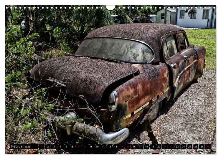 Produktbild: Florida Junk Cars (Wandkalender 2026 DIN A3 quer), CALVENDO Monatskalender