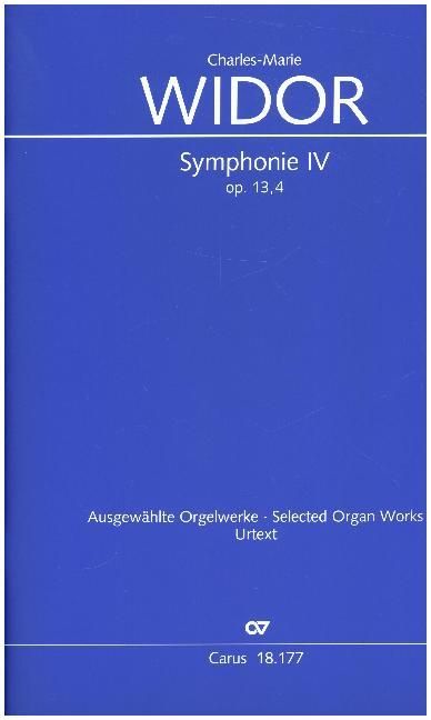 Produktbild: Symphonie pour Orgue No. IV, Partitur