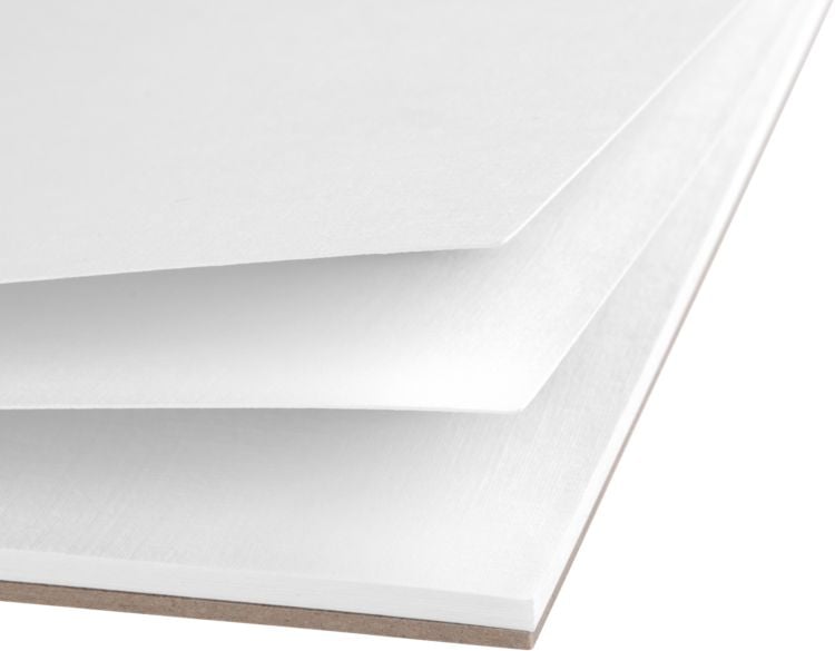 Produktbild: edding 30010 Acryl- und &Ouml;lmalblock A4 10 Blatt wei&szlig;