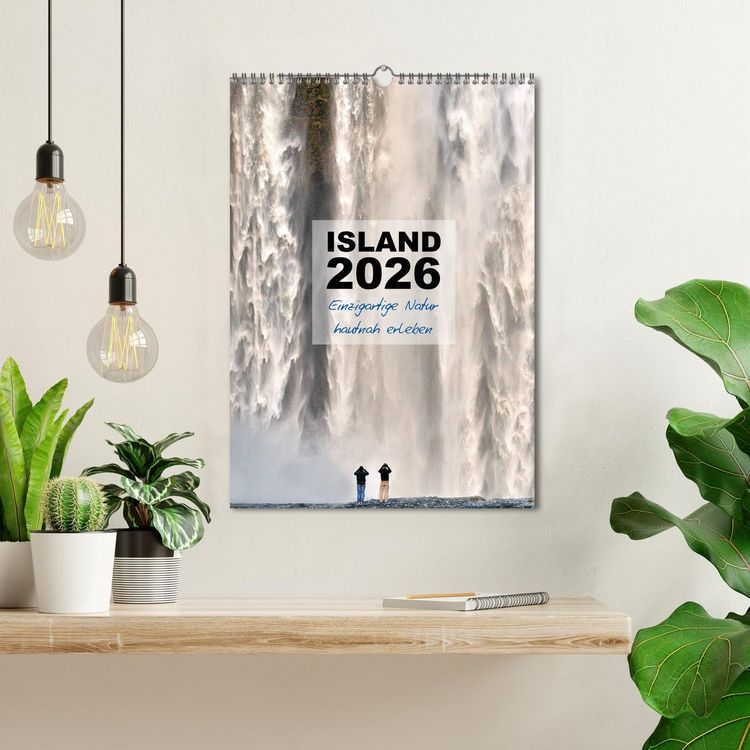 Produktbild: Island 2026 - Einzigartige Natur hautnah erleben (Wandkalender 2026 DIN A3 hoch), CALVENDO Monatskalender