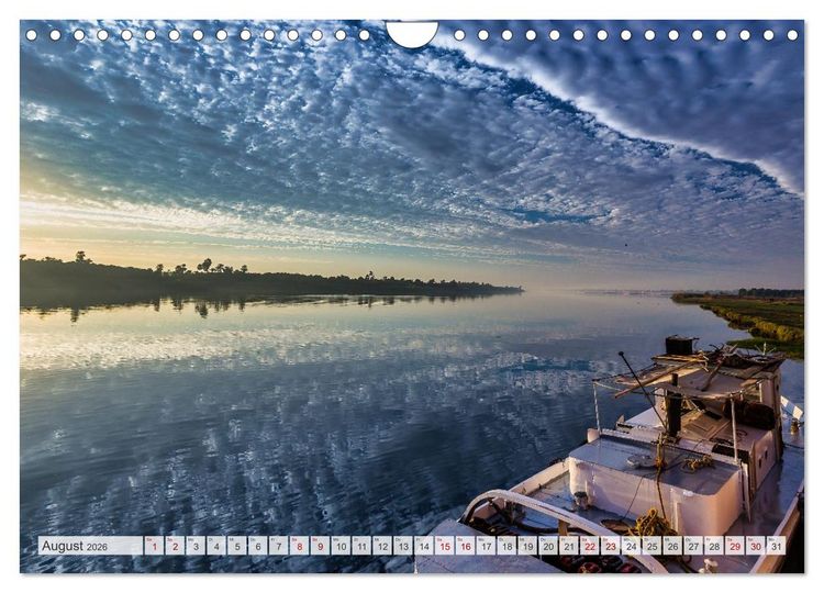 Produktbild: Stilvolles Segeln auf dem Nil mit einer Dahabeya (Wandkalender 2026 DIN A4 quer), CALVENDO Monatskalender