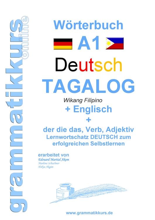 Produktbild: W&ouml;rterbuch Deutsch - Tagalog - Englisch A1