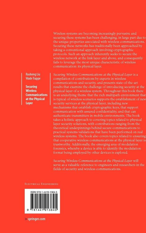 Produktbild: Securing Wireless Communications at the Physical Layer