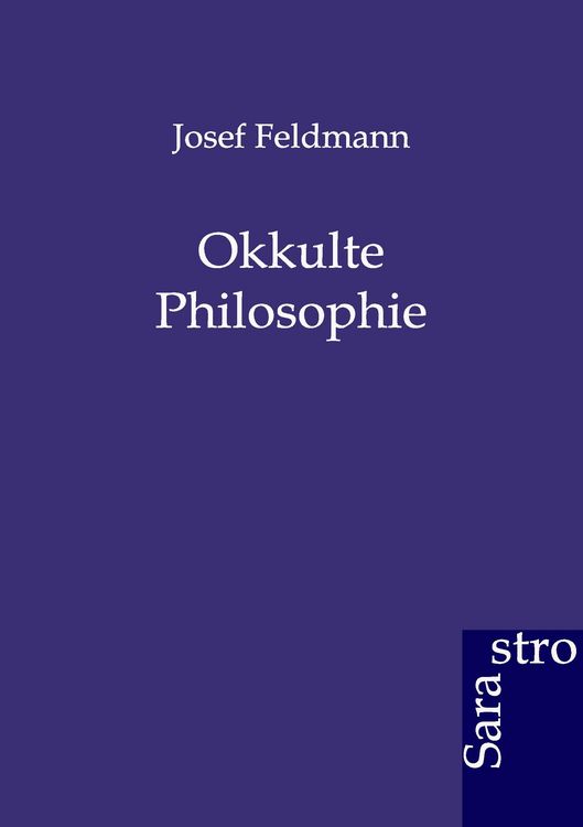 Produktbild: Okkulte Philosophie