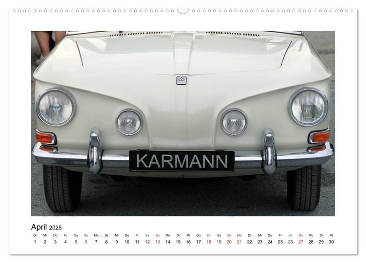 Produktbild: Eine Legende lebt, der Karmann-Ghia (hochwertiger Premium Wandkalender 2025 DIN A2 quer), Kunstdruck in Hochglanz