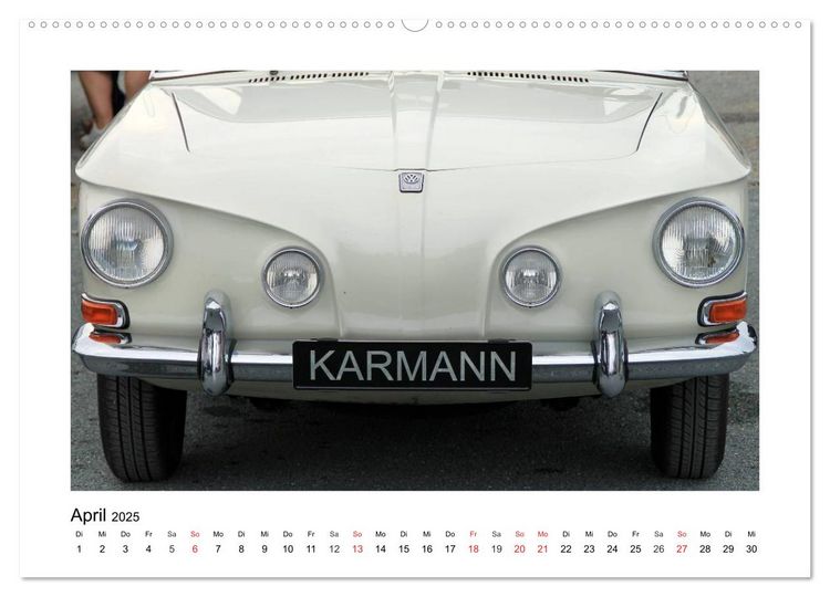 Produktbild: Eine Legende lebt, der Karmann-Ghia (Wandkalender 2025 DIN A2 quer), CALVENDO Monatskalender