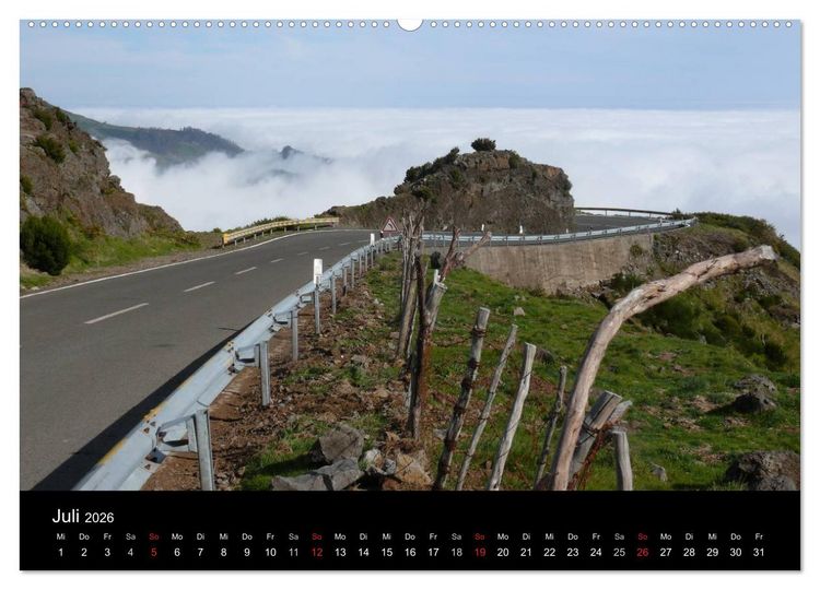 Produktbild: Madeira 2026 (Wandkalender 2026 DIN A2 quer), CALVENDO Monatskalender
