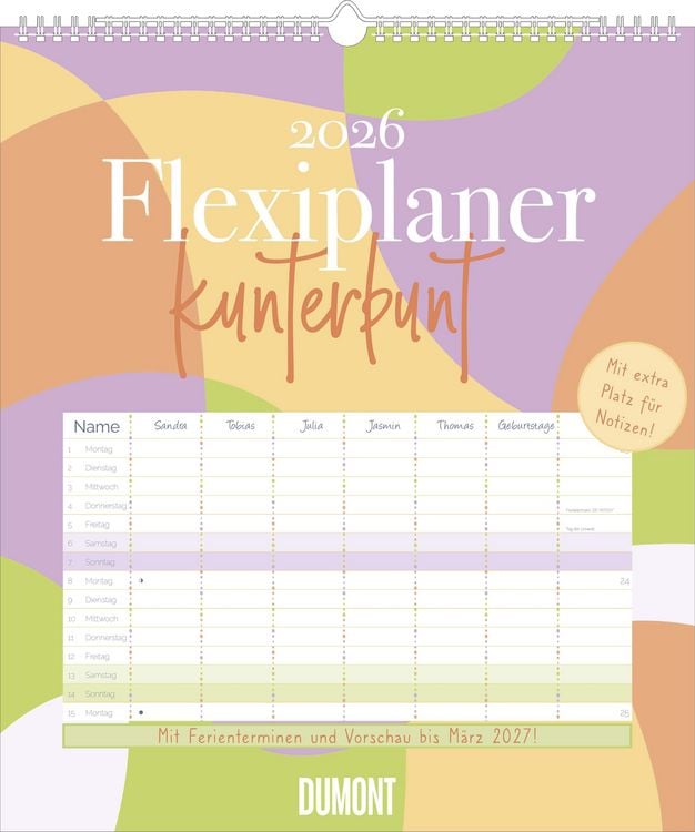 Produktbild: Flexiplaner kunterbunt 2026