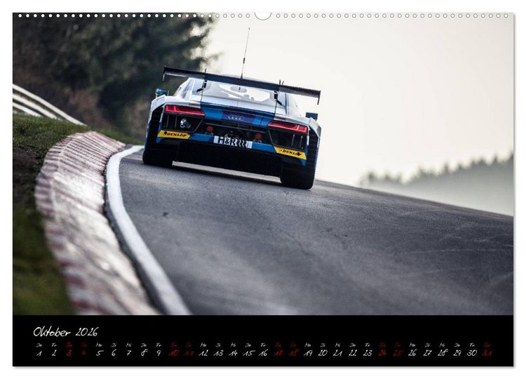 Produktbild: Emotions on Track - Langstreckenmeisterschaft am N&uuml;rburgring - GT3 (Wandkalender 2026 DIN A2 quer), CALVENDO Monatskalender