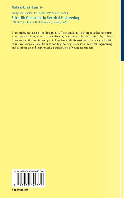 Produktbild: Scientific Computing in Electrical Engineering