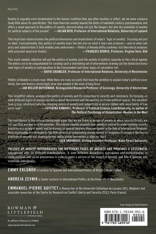 Produktbild: Politics of Anxiety