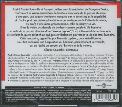 Produktbild: Comte-Sponville: Bonheur/Visions Occidentale/3 CDs