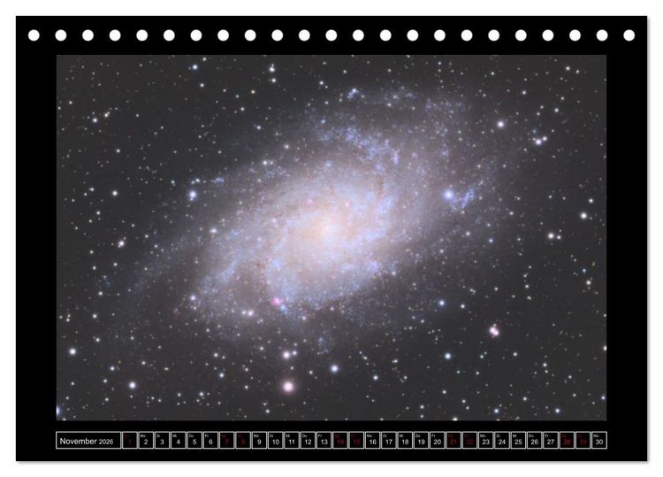 Produktbild: Astro-Kalender - Deep Sky und Landschaften (Tischkalender 2026 DIN A5 quer), CALVENDO Monatskalender
