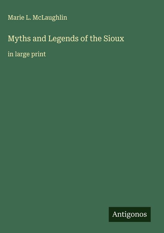 Produktbild: Myths and Legends of the Sioux