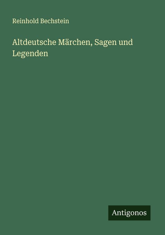 Produktbild: Altdeutsche M&auml;rchen, Sagen und Legenden