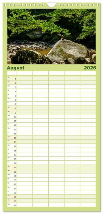Produktbild: Familienplaner 2026 - Feldaisttal bei Pregarten mit 5 Spalten (Wandkalender, 21 x 45 cm) CALVENDO