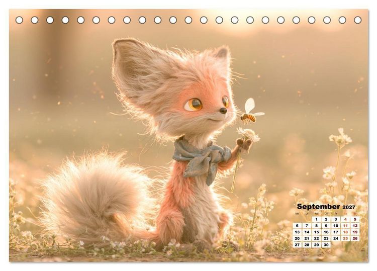 Produktbild: Ein bisschen Wunder jeden Tag (Tischkalender 2027 DIN A5 quer), CALVENDO Monatskalender