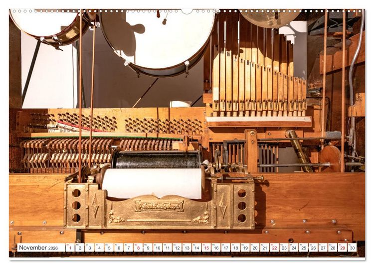 Produktbild: Selbstspielende Musikinstrumente (Wandkalender 2026 DIN A2 quer), CALVENDO Monatskalender