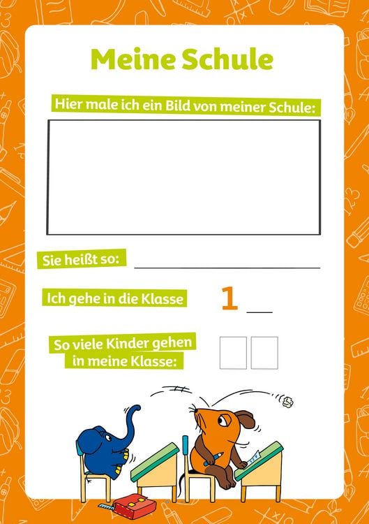 Produktbild: Die Maus &ndash; Mein Erinnerungsalbum zum Schulanfang
