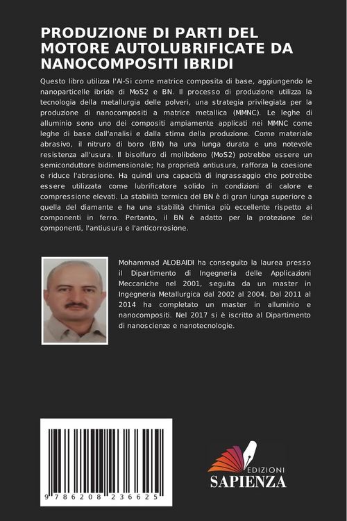 Produktbild: Produzione Di Parti Del Motore Autolubrificate Da Nanocompositi Ibridi