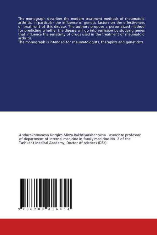 Produktbild: Modern Methods Of Treatment Of Rheumatoid Arthritis