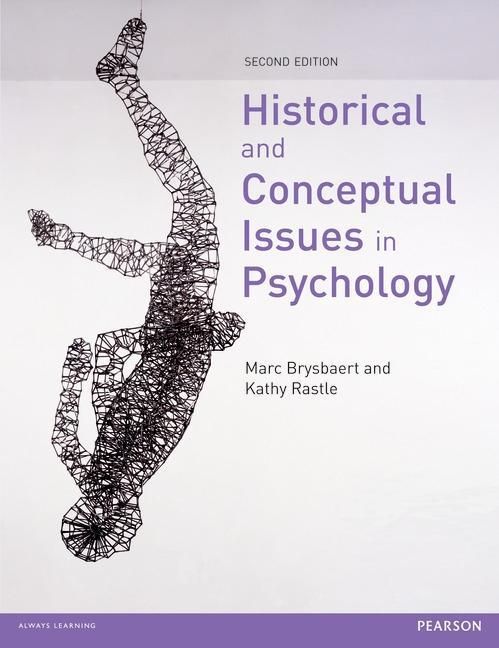 Produktbild: Brysbaert, M: Historical and Conceptual Issues in Psychology