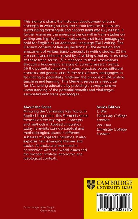 Produktbild: Trans-studies on Writing for English as an Additional Language