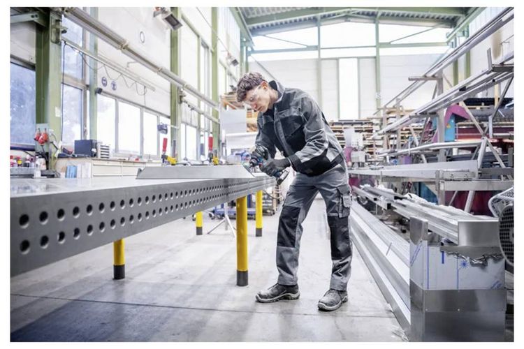 Produktbild: Bosch Professional GWG 12V-50 S solo 06013A7000 Geradschleifer 240W 50mm