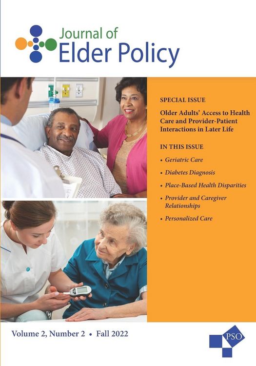 Produktbild: Journal of Elder Policy
