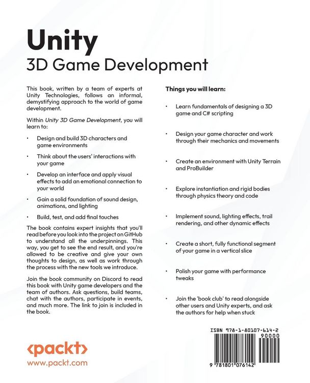 Produktbild: Unity 3D Game Development