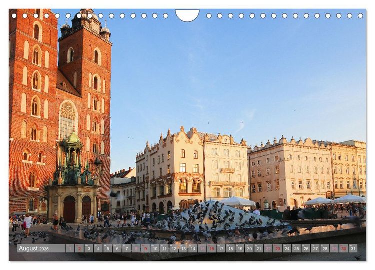Produktbild: Faszinierendes Krakau (Wandkalender 2026 DIN A4 quer), CALVENDO Monatskalender