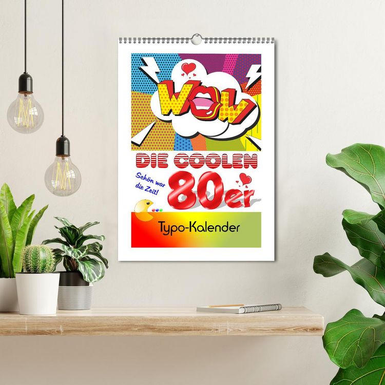 Produktbild: Die coolen 80er. Sch&ouml;n war die Zeit! (Wandkalender 2026 DIN A3 hoch), CALVENDO Monatskalender