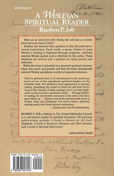 Produktbild: A Wesleyan Spiritual Reader