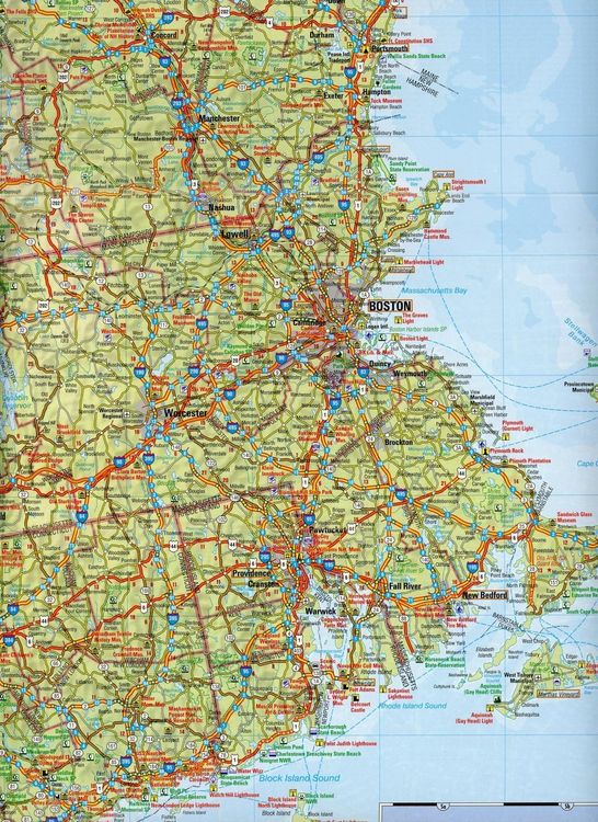 Produktbild: Reisekarte New York / New England