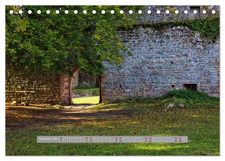 Produktbild: Burg Wildenberg (Tischkalender 2026 DIN A5 quer), CALVENDO Monatskalender