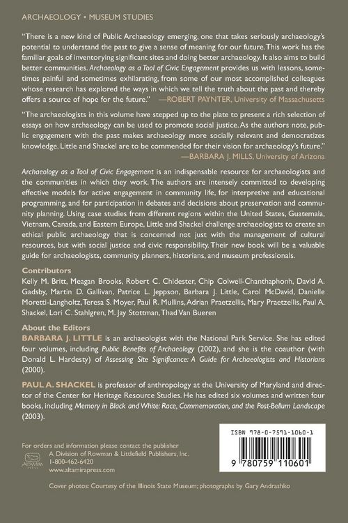 Produktbild: Archaeology as a Tool of Civic Engagement