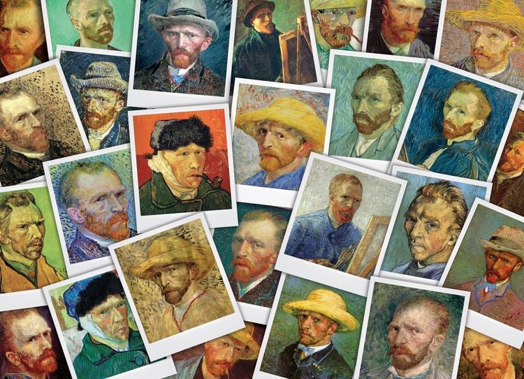 Produktbild: Puzzle 1000 Teile - van Gogh V: Van Gogh Selfies