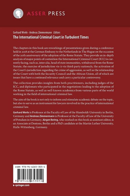 Produktbild: The International Criminal Court in Turbulent Times