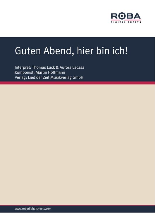 Produktbild: Guten Abend, hier bin ich!