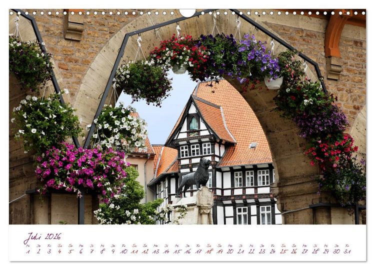 Produktbild: Braunschweig Im Zeichen des L&ouml;wen (Wandkalender 2026 DIN A3 quer), CALVENDO Monatskalender