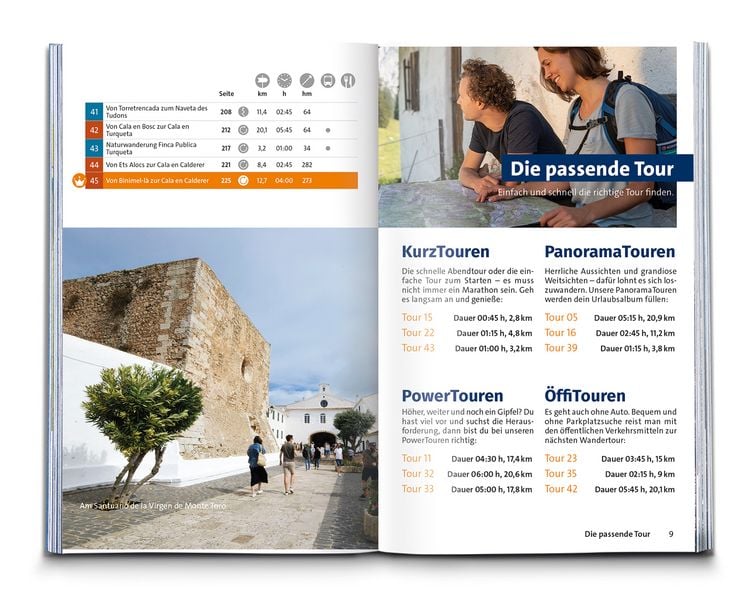 Produktbild: KOMPASS Wanderf&uuml;hrer Menorca, 45 Touren mit Extra-Tourenkarte