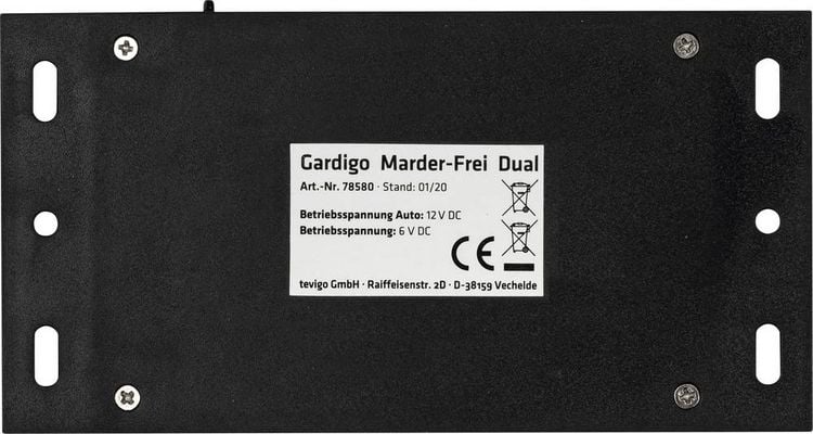 Produktbild: Gardigo Dual Marderabwehr Funktionsart Multifrequenz Wirkungsbereich 60m&sup2; 1St.
