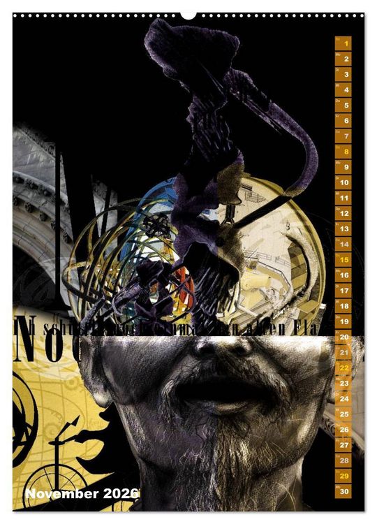Produktbild: Dreams and Nightmares - Fantasy & Sci-Fi Art / 2026 (Wandkalender 2026 DIN A2 hoch), CALVENDO Monatskalender
