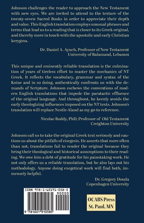 Produktbild: The New Testament A Translation
