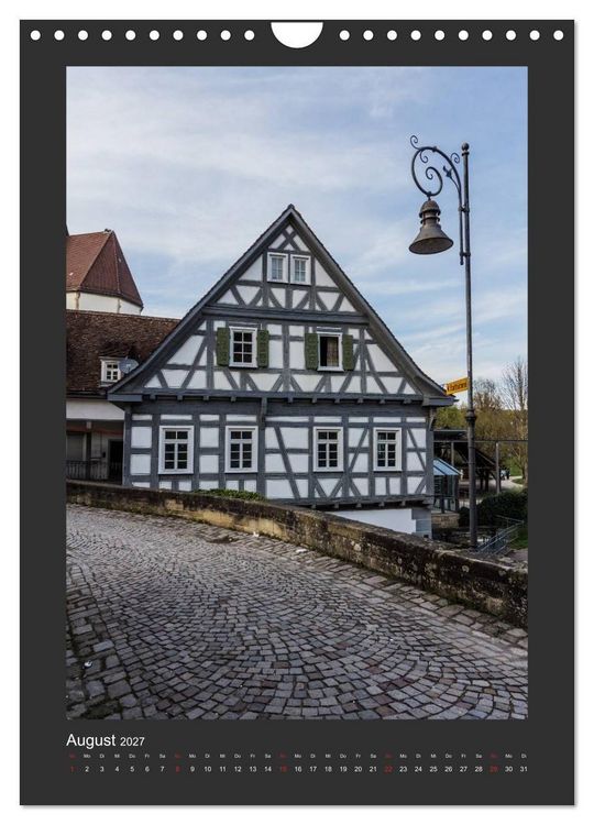 Produktbild: Waiblingen - Spaziergang durch die Altstadt (Wandkalender 2027 DIN A4 hoch), CALVENDO Monatskalender