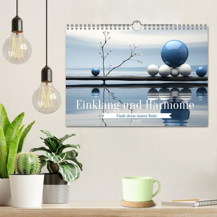 Produktbild: Einklang und Harmonie (Wandkalender 2027 DIN A4 quer), CALVENDO Monatskalender